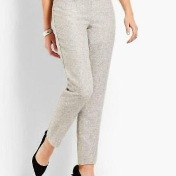 Nwt talbot's gray sparkle ankle pant size 6 - Picture 6 of 14